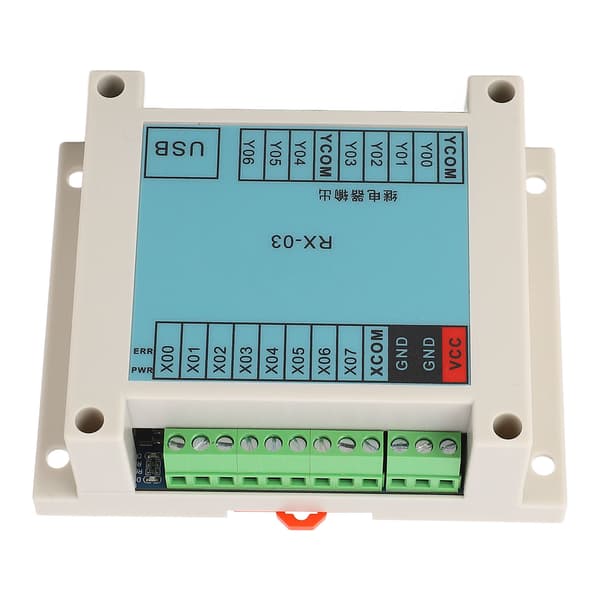 Programmerbar logikcontroller 8 indgange 7 udgange Computer Telefon Programmering Industriel kontrolkort 12-24V