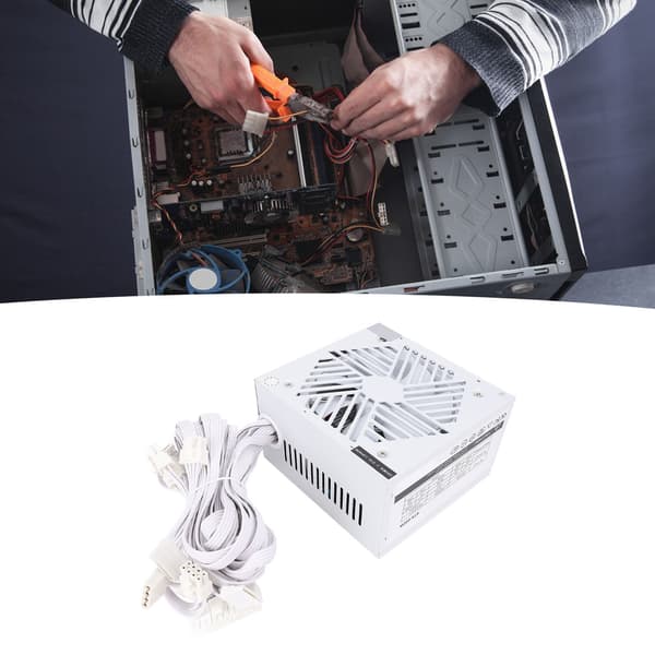 ATX computerstrømforsyning 600W Smart temperaturkontrolkredsløbsdesign modulær computerstrømforsyning