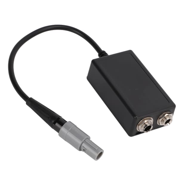 Luftfart headset adapter Generel luftfart dobbelt til GA hun til LEMO 6-benet han adapter