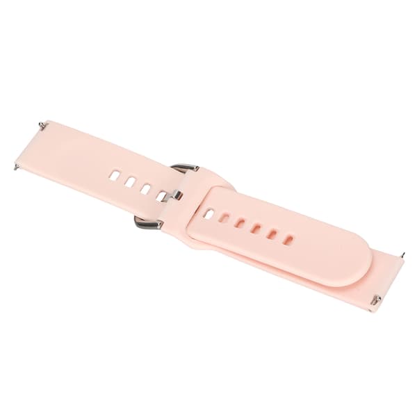 Silikonebånd 20 mm Solid Rosa Erstatningsrem til Amazfit GTS 3, GTS 2, Bip S, Bip Ur