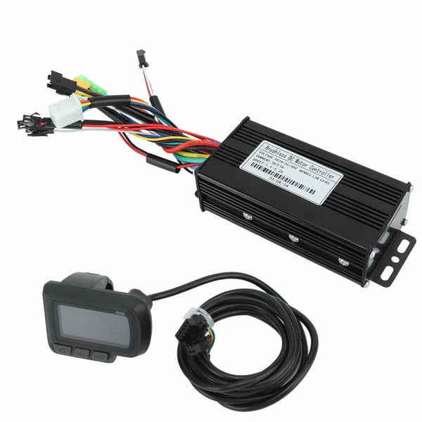 Elcykel Controller Kit med LCD-display 24V 36V 48V 500W til 750W 26A 3-tilstands sinusbølgecontroller til scooter