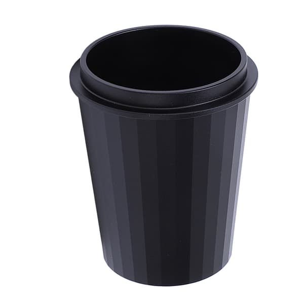 51 mm aluminium espresso doseringskop pulverføder til kaffekværn brygger sort