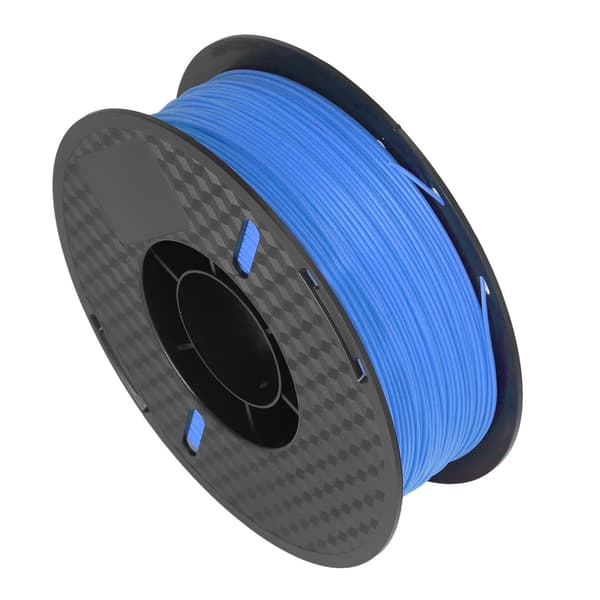 PLA 1,75 mm filament, højpræcisions lugtfri 3D-printermateriale, 1 kg spole, blå