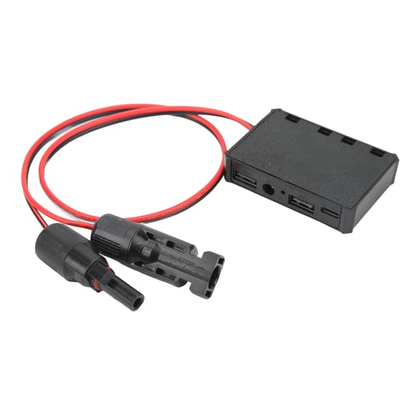 Solpanel USB Spänningsregulator Typ C DC Adapter Gränssnitt