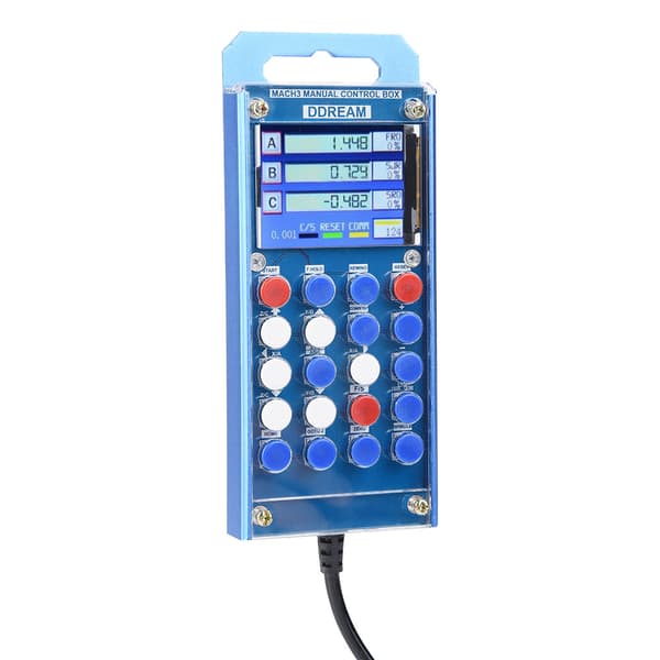6-akset Mach3 digitalt LCD-display håndholdt manuel kontrolboks CNC seriel interface