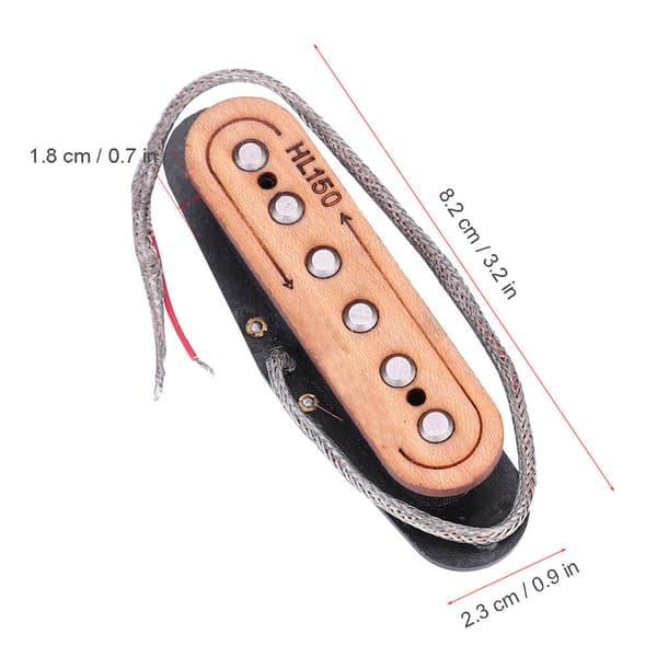 1 set/3 st 48/50/52 Lönn Single Coil Pickup för gitarr musikinstrument tillbehör