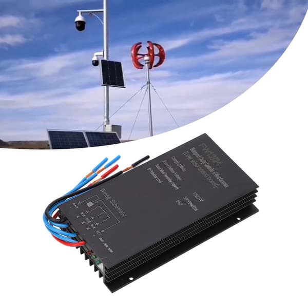 Vindmøllecontroller Vindkraftgenerator MPPT Opladningscontroller 12V 24V IP67 Vandtæt