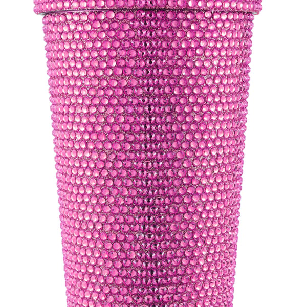 Vandflaske i rustfrit stål med rhinsten, 500 ml, til kvinder