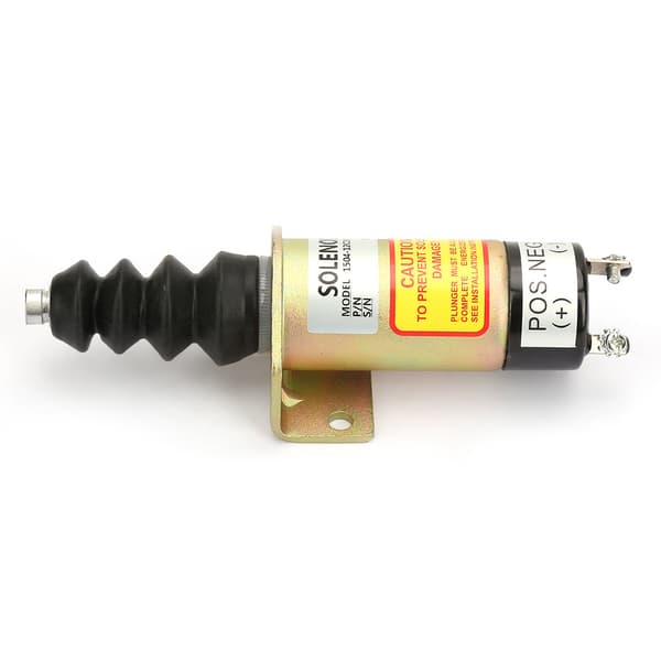 12V Motorstop-solenoidsæt, stålhus, erstatning for 1504-12C2U1B1S1