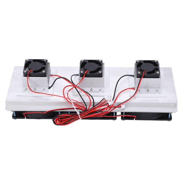 Halvledarkylmaskin Termoelektrisk Peltier Kylsystem Kit 3 Fläktar