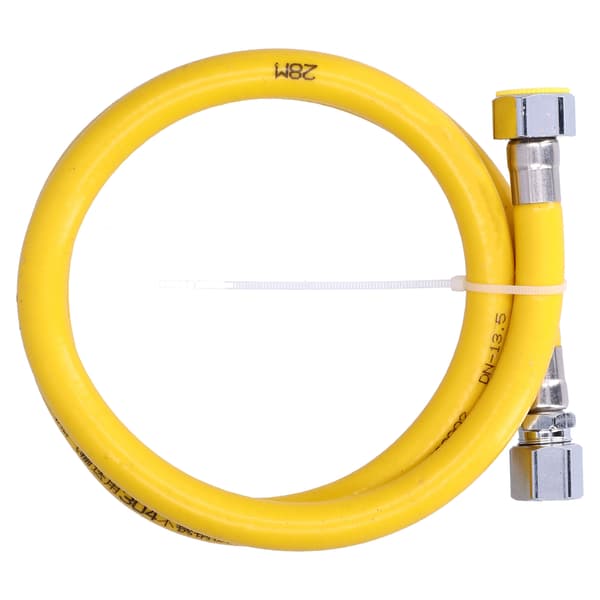 Propangaslange 304 rustfrit stål LPG-forbindelsesledning til hjemmekøkken (1M hunfitting)