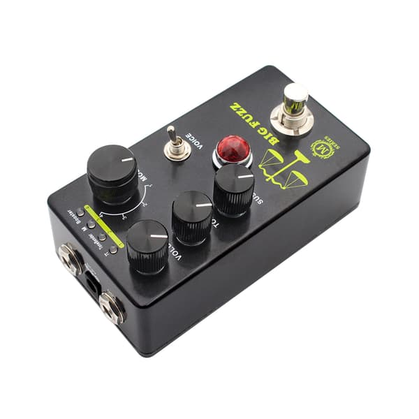 MOSKYAudio FUZZ Gitarr Effektpedal 4 lägesomkopplare & Volym/Ton/Sustain-kontroller Kompakt Bärbar Digital Fuzz Gitarr Effektor Effektprocessor för E
