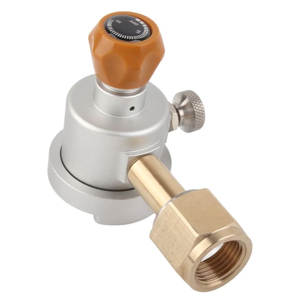 CO2-cylinderpåfyllningsadapter för Terra Art Soda Maker - CGA320 hane silver