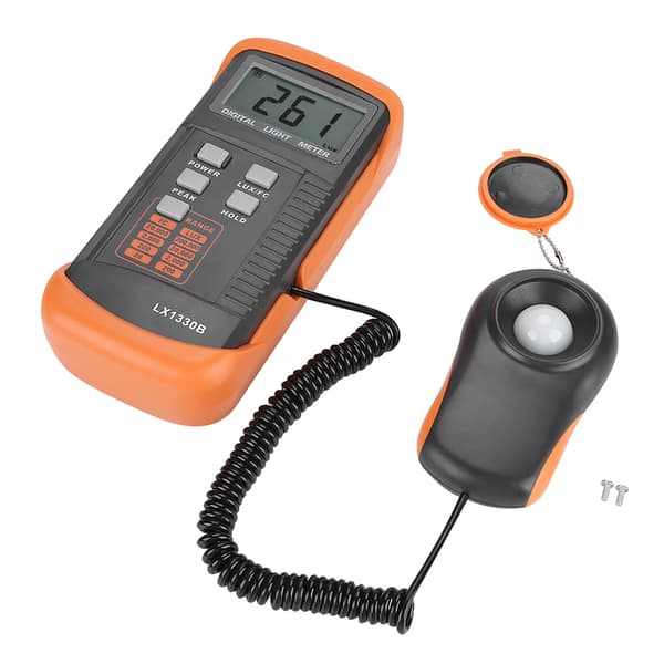 LX1330B Digital Luxmeter LCD Baggrundsbelyst Lysintensitetstester 0-200000 Lux