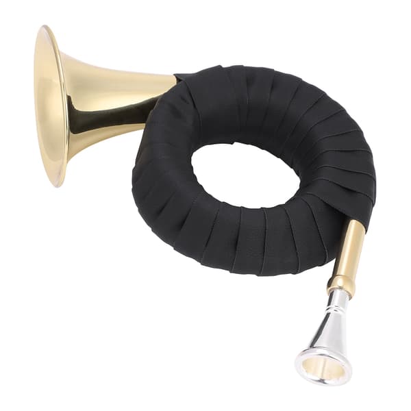 Mini Mässing Bb Jakthorn Mikro Valthorn Instrumentkit