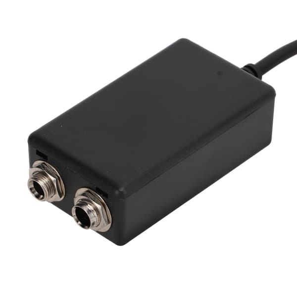 Luftfart headset adapter GA Dual Female til LEMO 6-bens hanstik til pilot