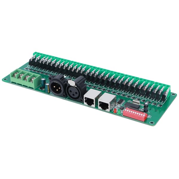 30CH DMX512 LED Strip Dekoder, Konstant Spænding 5-24V, til Scene Bar Belysningstilbehør