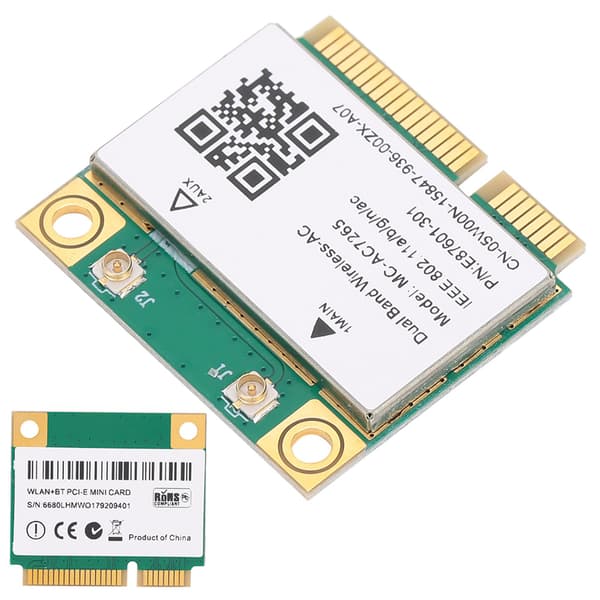 Dual Band 802.11ac Trådløst Mini PCIe-kort, Gigabit LAN-adapter, Bluetooth 4.2 Combo til Notebook PC