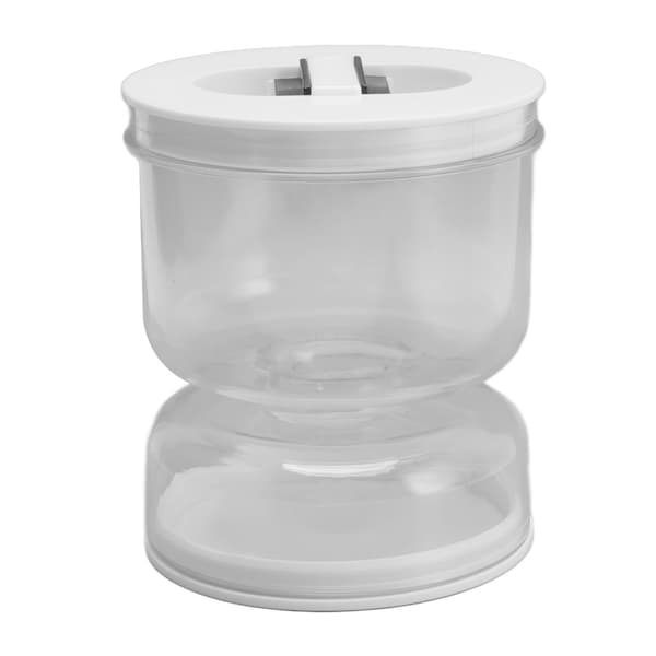 Pickle Hourglass Glasburk Lufttät Såsdispenser 2-pack