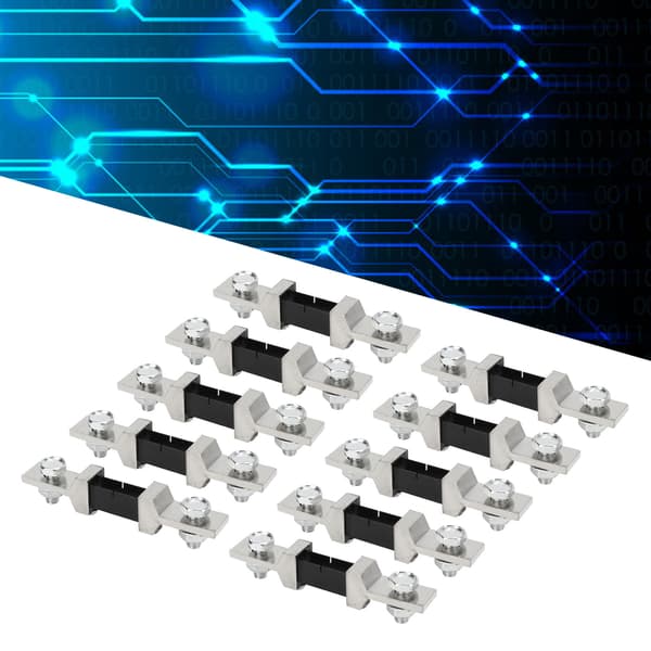 10PCS Strömmätande Shuntmotstånd Fast Monterat för DC Amperemeter Kraftgenereringssystem 200A