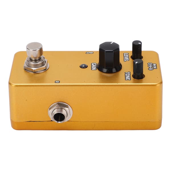 Distortionpedal Klassisk Mini Elgitarr Enkel Blockeffekt 3 Knappar Metallskal