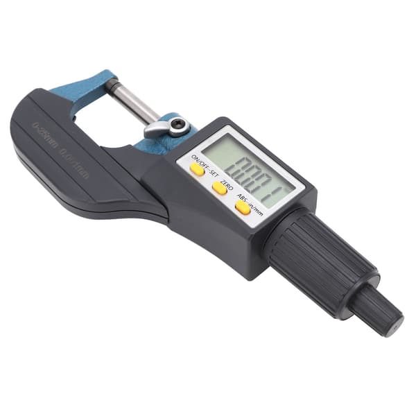 Forkromet legering digitalt display lav fejl mikrometer 0,001 mm opløsning (0~25 mm)