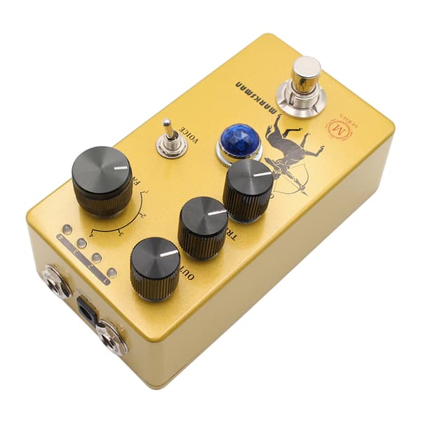 MOSKYAudio Overdrive/Preamp/Booster Gitarr Effektpedal 4 Clipping Mode Switch & Output/Treble/Gain Kontroller Kompakt Bärbar Digital Gitarr Effektor