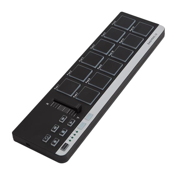 Worlde EasyPad.12 Bärbar Mini USB 12 Trumplatta MIDI-kontroller