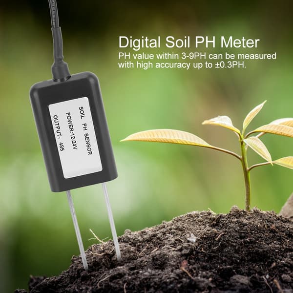 RS485 IP67 Jord pH-sensor til drivhus- og haveovervågning, digital testertransmitter