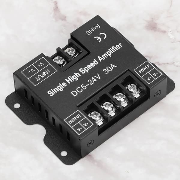 DC5-24V 30A enkeltfarvet LED-signalforstærker til lysstrimmel RGB LED-controller