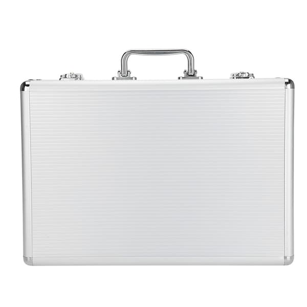 24 Gitre Aluminiumlegering Kuffert Ur Display Opbevaringsboks Ur Organizer Etui