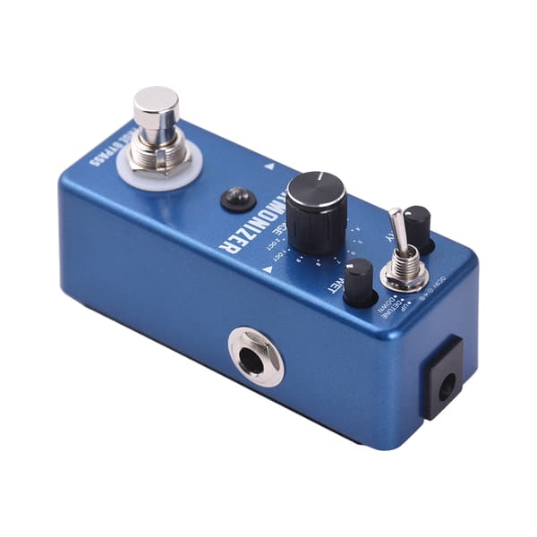 Rowin Guitar Effects Pedal Harmonizer Guitar Pedal Harmony/Pitch Shift/Detune 3 Modes Guitar Effect Pedal and RANGE/WET/DRY Control Knobs with True B
