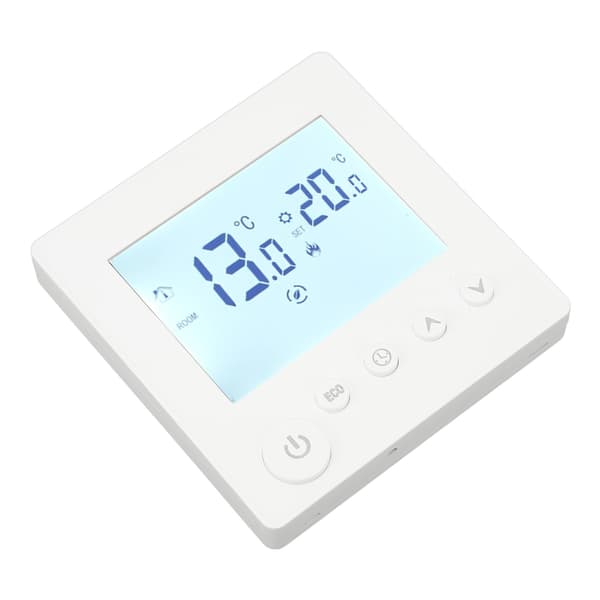 Golvvärmetermostat Styrenhet Programmerbar Kontrollpanel LCD-skärm 90V-240V för Hemmet