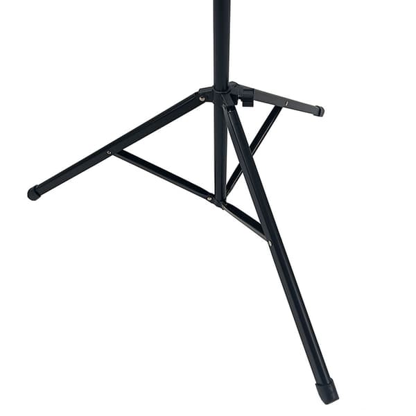 Bærbart justerbart foldbart guitarstativ, jern gummi PP, sort, til musikere og instrumenttilbehør