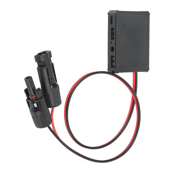 Solpanel USB Spänningsregulator Typ C DC Adapter Gränssnitt