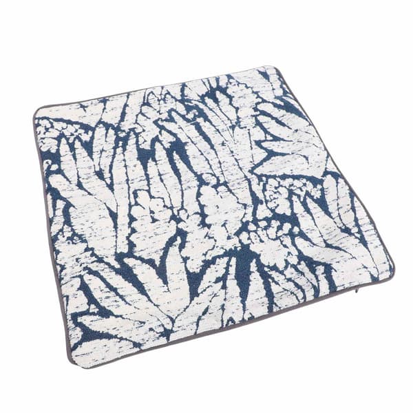 4 stk. bondegårds-boho sofapudebetræk blå hvid stribet 45x45 cm til sofa, seng, stueindretning
