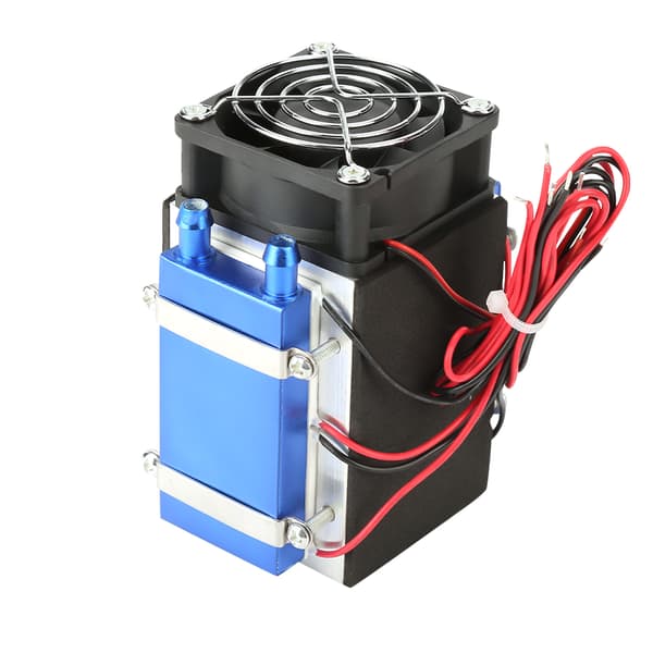 12V 4-chip termoelektrisk køler Peltier-modul DIY luftkøler radiatorsæt