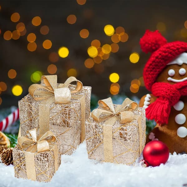 Julegaveæsker til indendørs og udendørs julepynt
