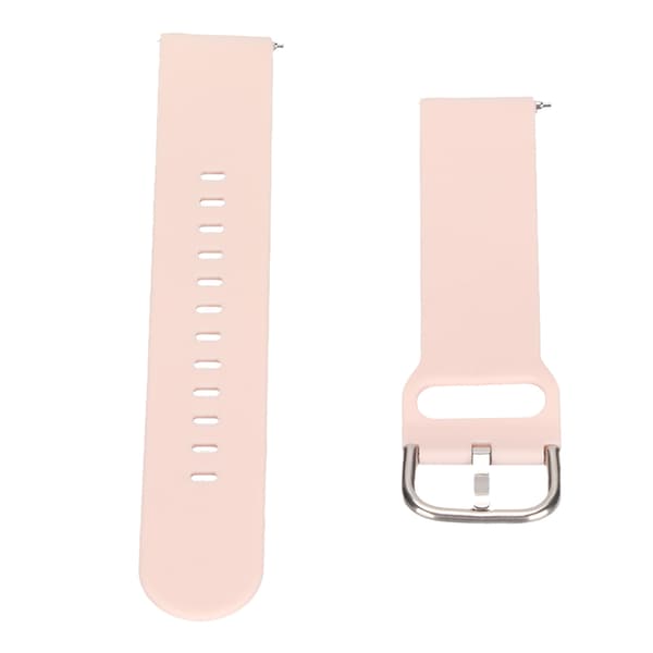 Silikonebånd 20 mm Solid Rosa Erstatningsrem til Amazfit GTS 3, GTS 2, Bip S, Bip Ur