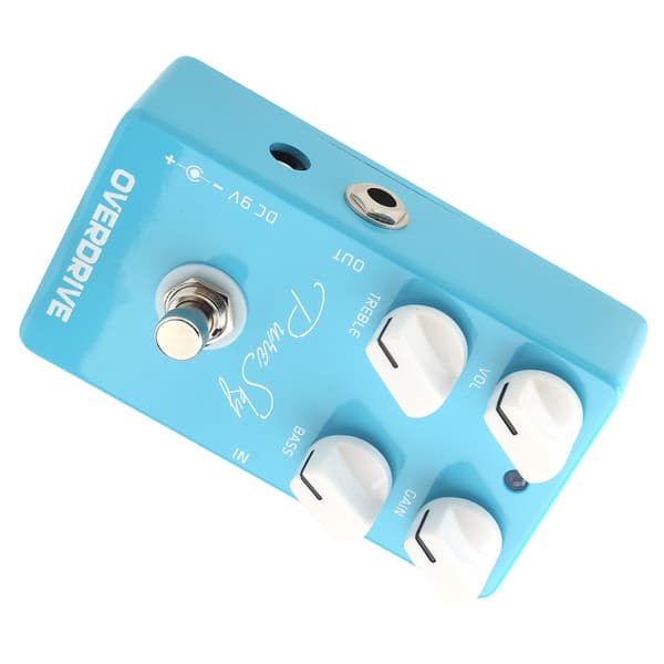 Overdrive Pedal Elgitarr True Bypass Effekt EQ Musikinstrument Tillbehör