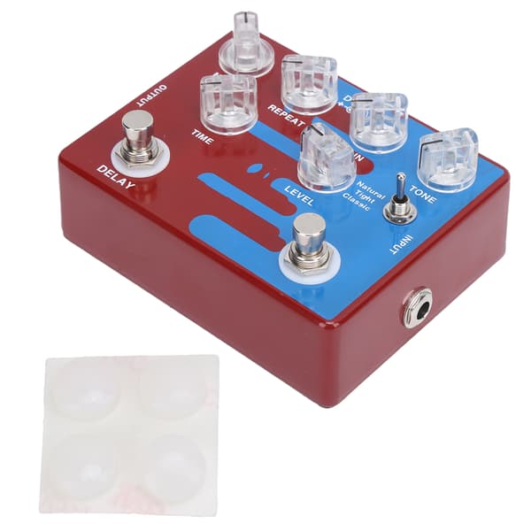 Distortion Delay Guitar Effektpedal Digital med 3 Former CP‑68 DC9V Musiktilbehør