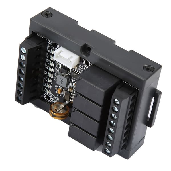 FX1N-10MR PLC Relämodul med kapsling för industriell kontrollkort, programmerbar timer-enhet