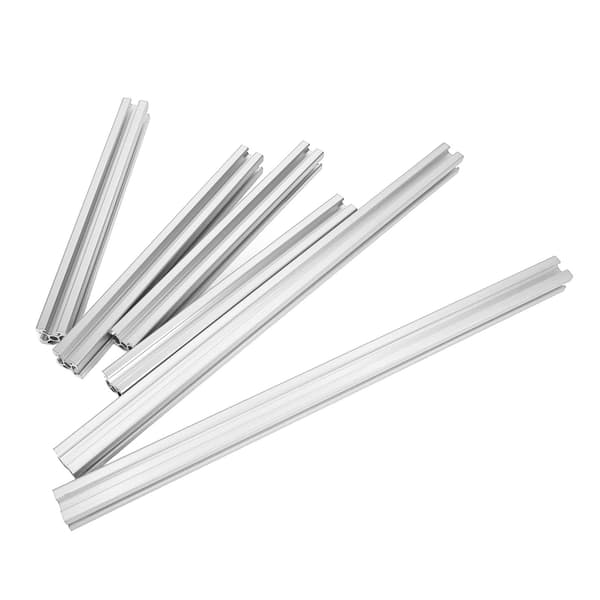MATX Öppen PC-ram, Silver Aluminium DIY-chassi, Överlägsen Kylning Luftflöde, Passar Micro-ATX Moderkort