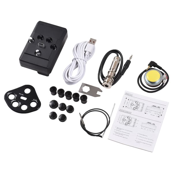 MANNIWO PG-951 Gitarr Resonant Pickup DSP Resonans Ljud Pickup för Gitarr BT Gitarr Pickup DIY Kit för Klassisk & Folkgitarr