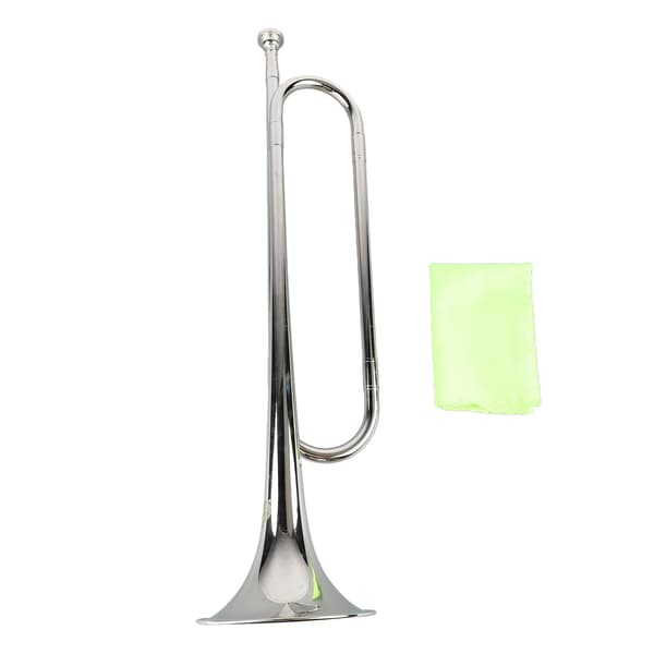 Flad Bugle Messing Retro Trompet Instrument til Skoleband Kavaleri Orkesterforestilling
