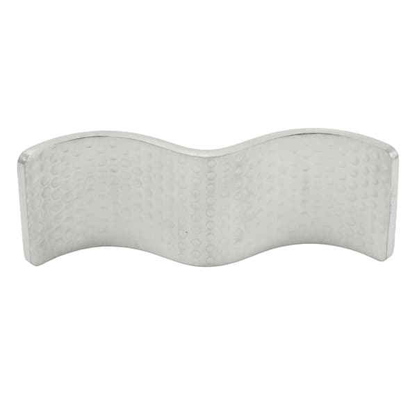 Rustfrit stål dobbeltformål spisepindholder, non-stick elegant hvile til ske og gaffel, sølv