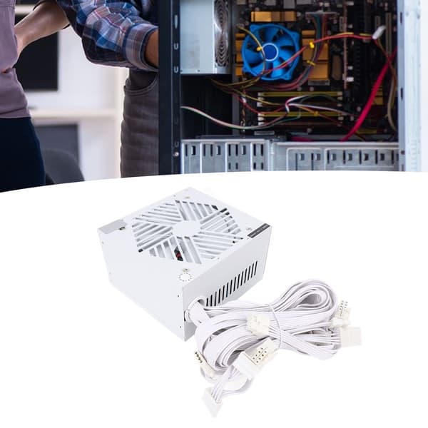 ATX computerstrømforsyning 600W Smart temperaturkontrolkredsløbsdesign modulær computerstrømforsyning
