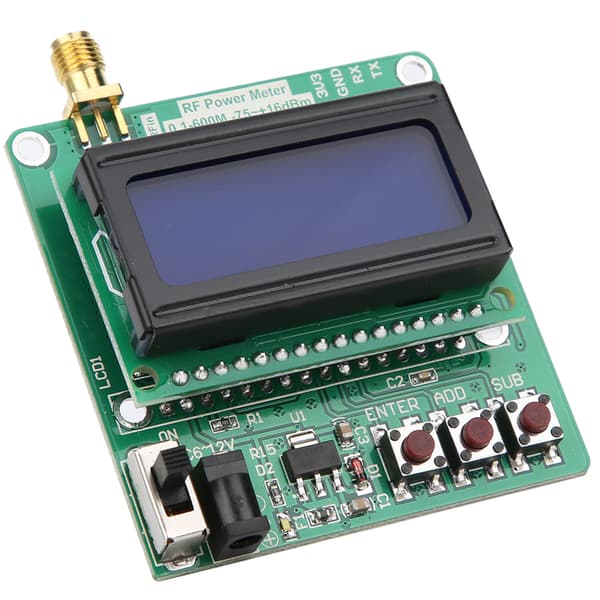 RF-effektmåler Digital Display Signal Dæmpningstestermodul 1M-8G