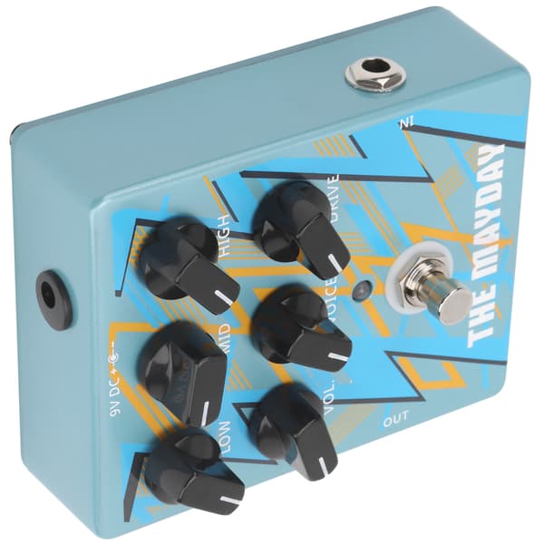 Effektpedal Forstærker Analog Lydeffekt Equalizer Harmonisk Guitar Tilbehør DC 9V