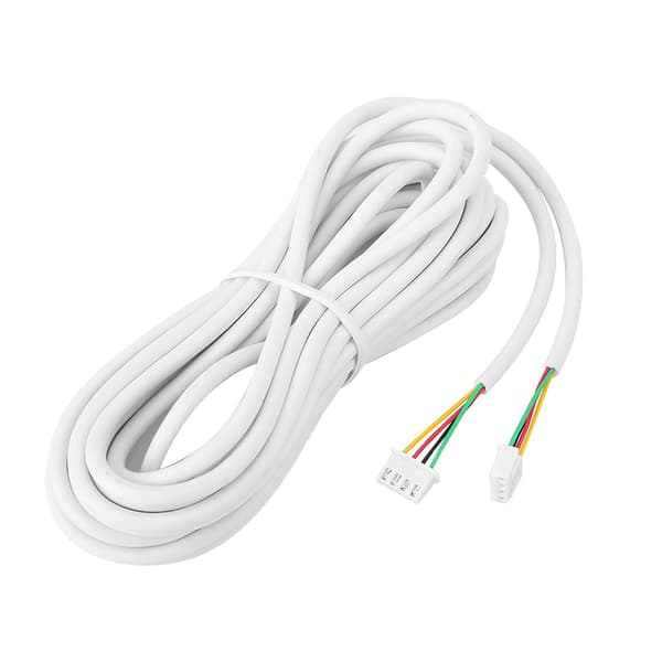 4-kärnig 30 m 0,3 mm rund flexibel kopparkabel för videodörrtelefonsystem